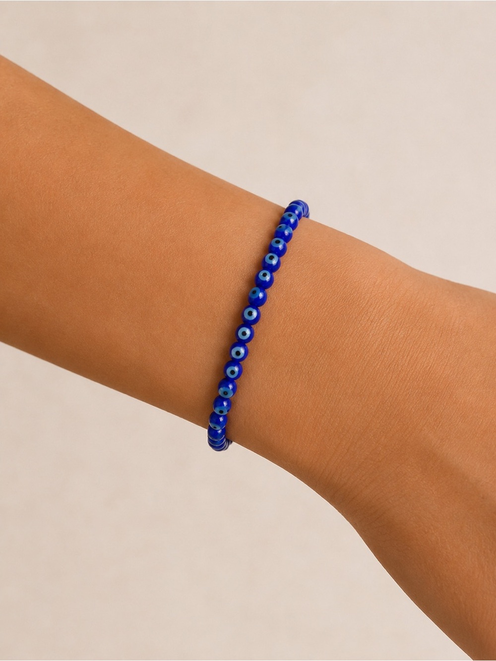 Evil Eye Beaded Bracelet/Anklet - Made to Order